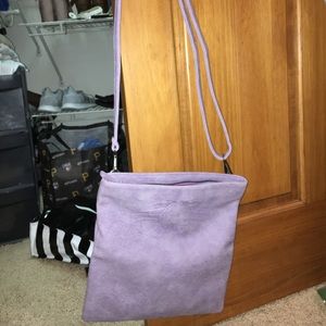 Purple crossbody bag